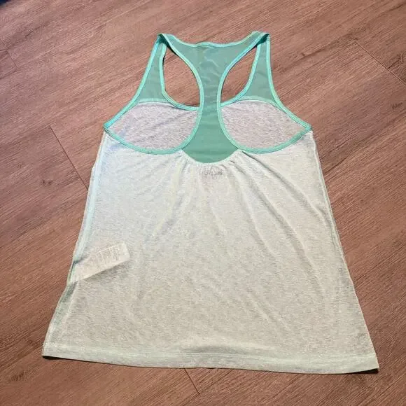 Hollister Sport Women's Med Teal Workout Athletic Sleeveless Racer Back Tank Top - Picture 9 of 12